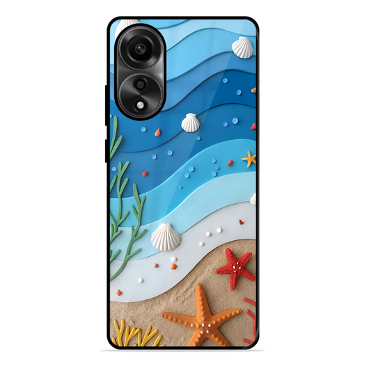 Beach Thing Printed Protective Phone Cover forOppo A78 4G