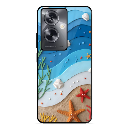 Beach Thing Printed Protective Phone Cover forOppo A79 5G