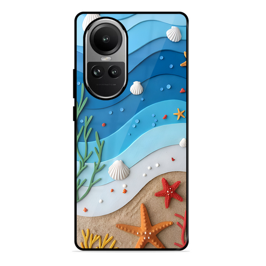 Beach Thing Printed Protective Phone Cover forOppo Reno 10 5G