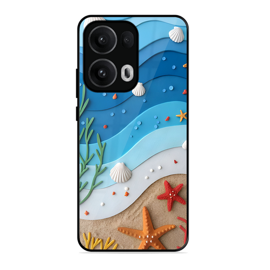 Beach Thing Printed Protective Phone Cover forOppo Reno 13 Pro 5G