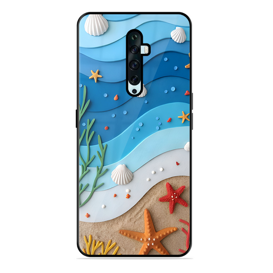 Beach Thing Printed Protective Phone Cover forOppo Reno 2Z