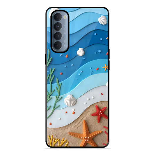 Beach Thing Printed Protective Phone Cover forOppo Reno 4 Pro
