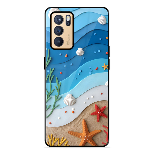 Beach Thing Printed Protective Phone Cover forOppo Reno 6 Pro 5G