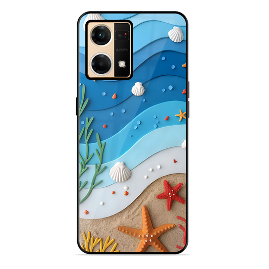 Beach Thing Printed Protective Phone Cover forOppo Reno 7 4G