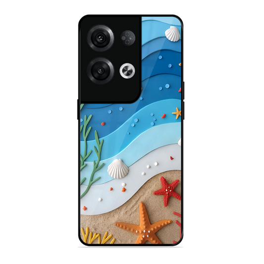 Beach Thing Printed Protective Phone Cover forOppo Reno 8 Pro 5G