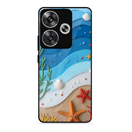 Beach Thing Printed Protective Phone Cover forPoco F6 5G