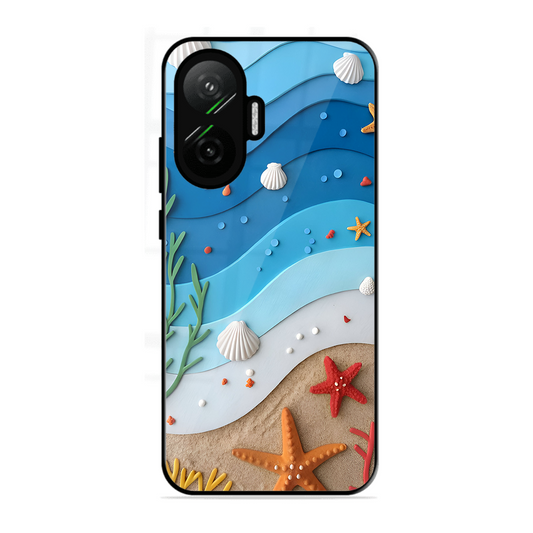 Beach Thing Printed Protective Phone Cover forPoco F7 5G