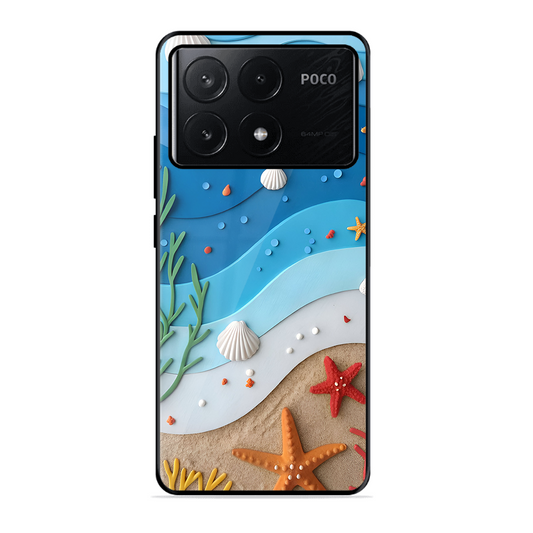 Beach Thing Printed Protective Phone Cover forPoco X6 Pro 5G
