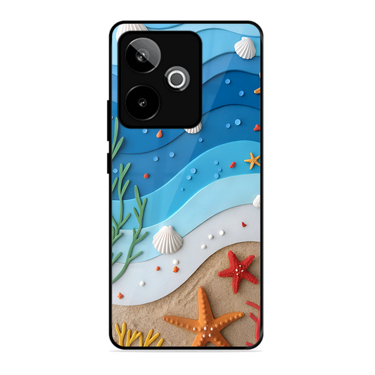 Beach Thing Printed Protective Phone Cover forRealme Gt 7 5G