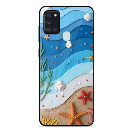 Beach Thing Printed Protective Phone Cover forSamsung Galaxy A21S