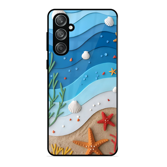 Beach Thing Printed Protective Phone Cover forSamsung Galaxy M55 5G