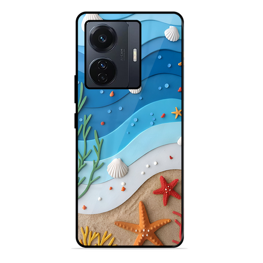 Beach Thing Printed Protective Phone Cover forVivo T1 Pro 5G