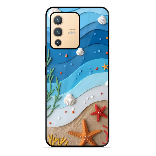 Beach Thing Printed Protective Phone Cover forVivo V23 Pro 5G