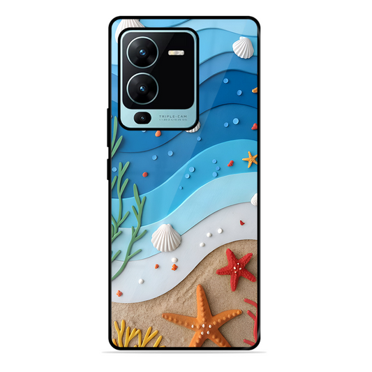Beach Thing Printed Protective Phone Cover forVivo V25 Pro 5G