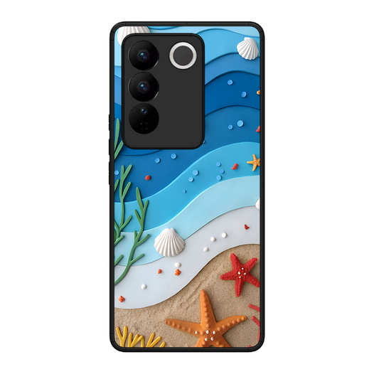 Beach Thing Printed Protective Phone Cover forVivo V27 5G