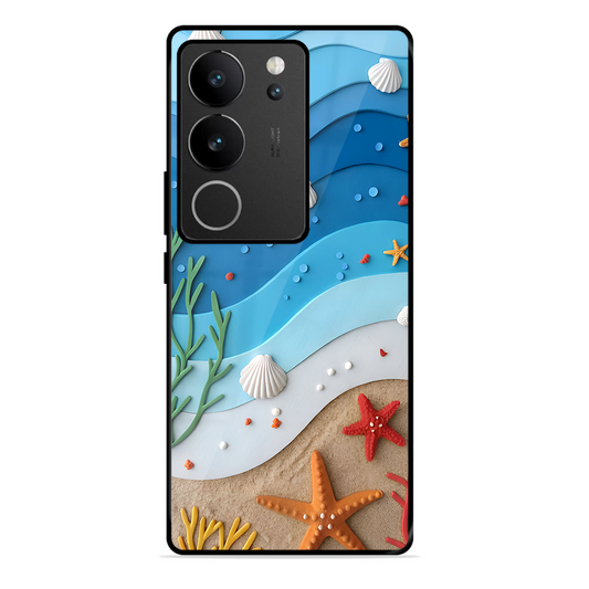 Beach Thing Printed Protective Phone Cover forVivo V29 Pro 5G