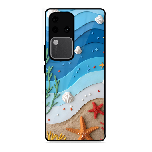Beach Thing Printed Protective Phone Cover forVivo V30 Pro 5G