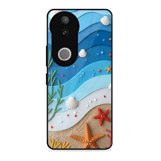 Beach Thing Printed Protective Phone Cover forVivo V50 5G