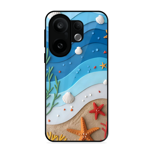 Beach Thing Printed Protective Phone Cover forVivo X200 FE 5G