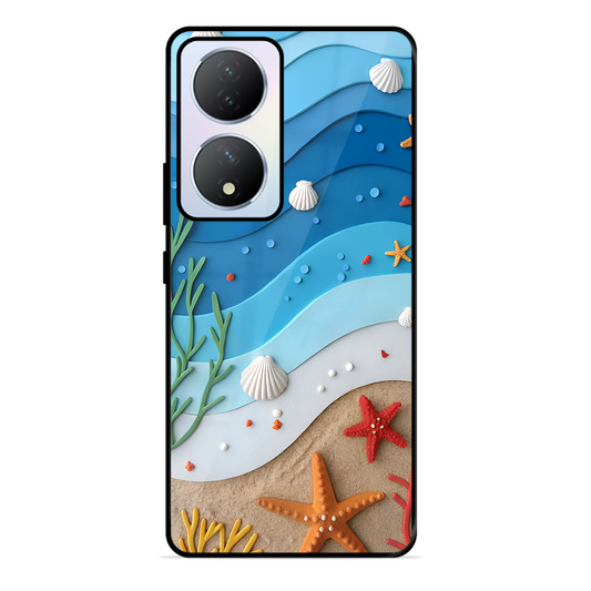 Beach Thing Printed Protective Phone Cover forVivo Y100 5G