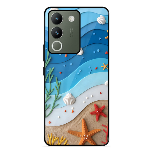 Beach Thing Printed Protective Phone Cover forVivo Y200 5G