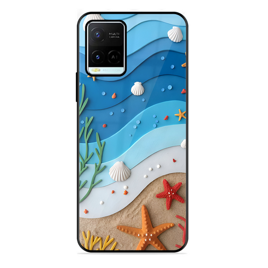 Beach Thing Printed Protective Phone Cover forVivo Y21G
