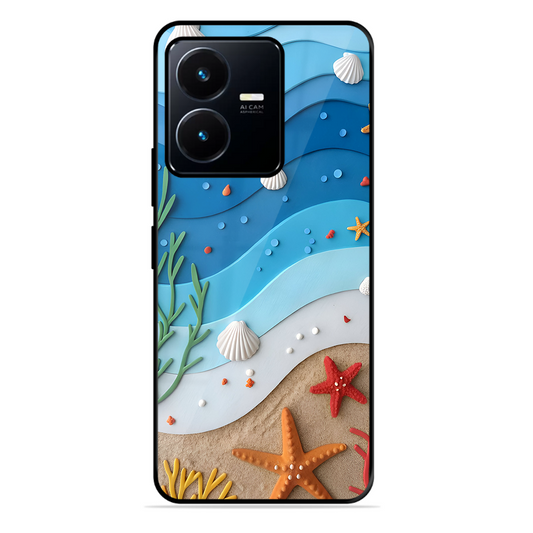 Beach Thing Printed Protective Phone Cover forVivo Y22
