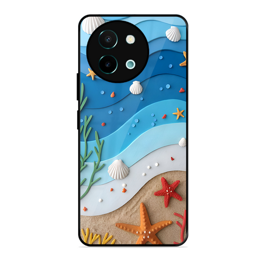Beach Thing Printed Protective Phone Cover forVivo Y58 5G