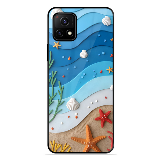 Beach Thing Printed Protective Phone Cover forVivo Y72 5G