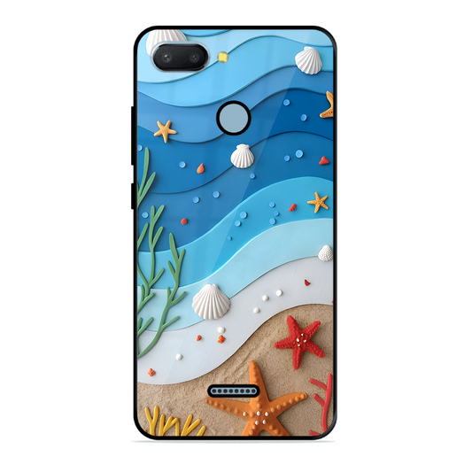 Beach Thing Printed Protective Phone Cover forXiaomi Redmi 6