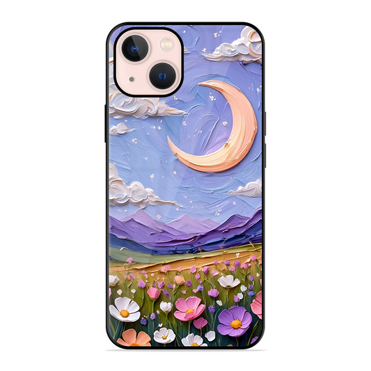 Beauty In Floral Printed Protective Phone Cover for iPhone 13 Mini