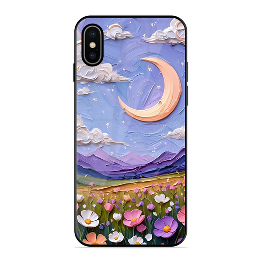 Beauty In Floral Printed Protective Phone Cover for iPhone X