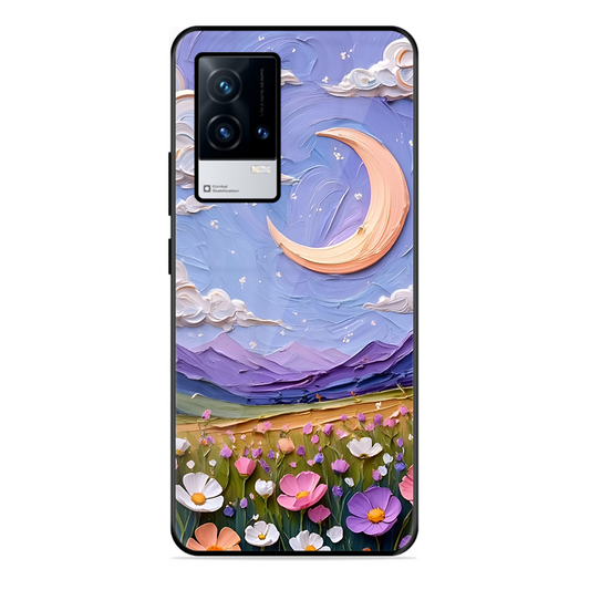 Beauty In Floral Printed Protective Phone Cover forIqoo 8