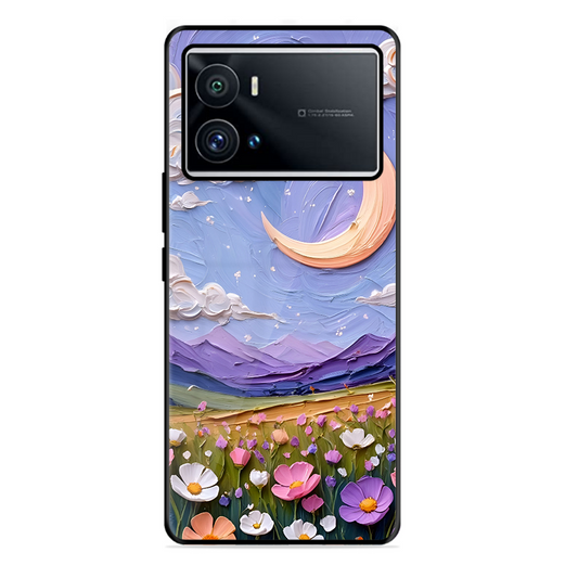 Beauty In Floral Printed Protective Phone Cover forIqoo 9 Pro