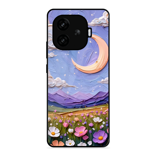 Beauty In Floral Printed Protective Phone Cover forIqoo Neo 10R 5G