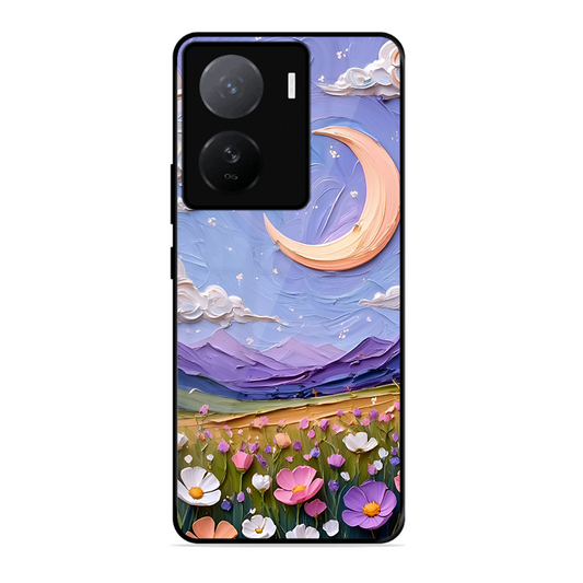 Beauty In Floral Printed Protective Phone Cover forIqoo Z7 5G