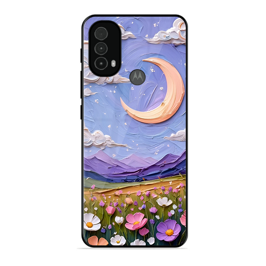 Beauty In Floral Printed Protective Phone Cover forMotorola Moto E40