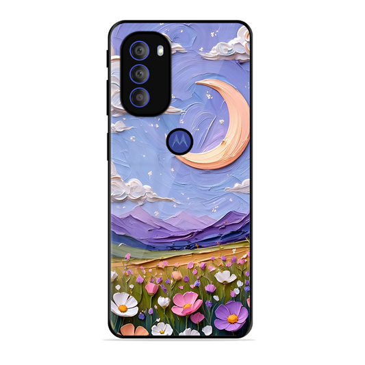 Beauty In Floral Printed Protective Phone Cover forMotorola Moto G71 5G