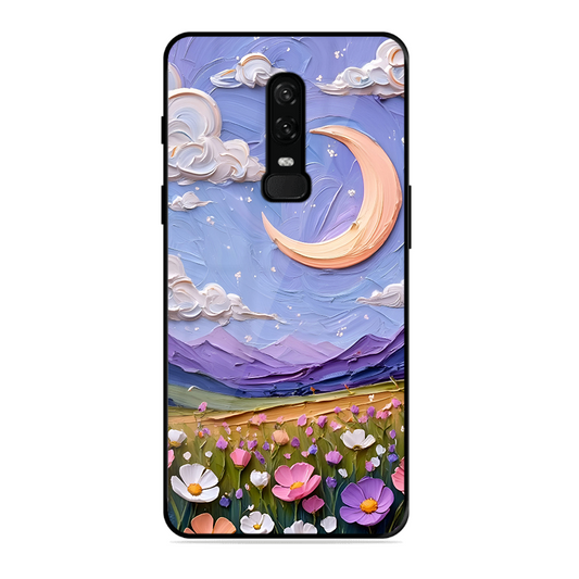 Beauty In Floral Printed Protective Phone Cover forOneplus 6