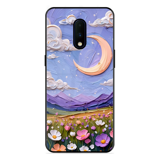 Beauty In Floral Printed Protective Phone Cover forOneplus 7