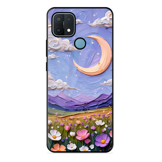 Beauty In Floral Printed Protective Phone Cover forOppo A15S