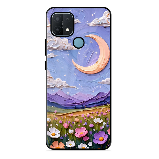Beauty In Floral Printed Protective Phone Cover forOppo A15