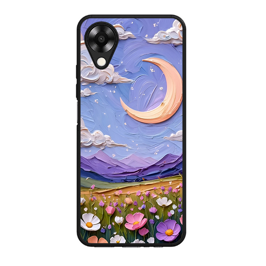 Beauty In Floral Printed Protective Phone Cover forOppo A17K