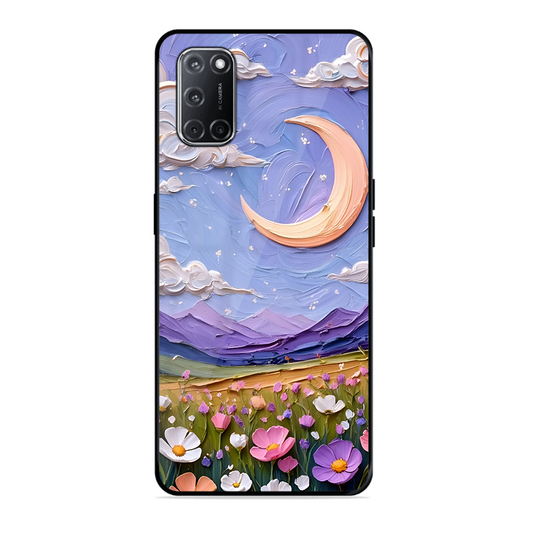 Beauty In Floral Printed Protective Phone Cover forOppo A52
