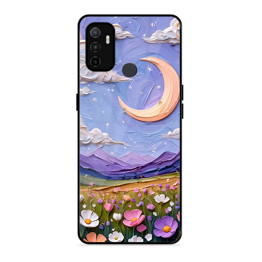 Beauty In Floral Printed Protective Phone Cover forOppo A53