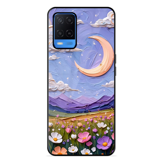 Beauty In Floral Printed Protective Phone Cover forOppo A54