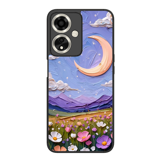 Beauty In Floral Printed Protective Phone Cover forOppo A59 5G