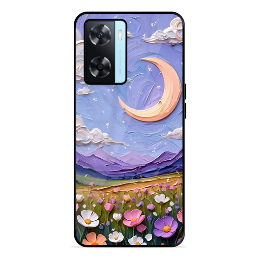 Beauty In Floral Printed Protective Phone Cover forOppo A77