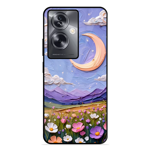 Beauty In Floral Printed Protective Phone Cover forOppo A79 5G