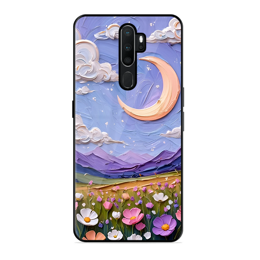 Beauty In Floral Printed Protective Phone Cover forOppo A9